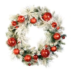 Vickerman Unlit Artificial Christmas Wreath (520116)