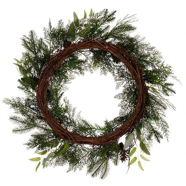Vickerman Artificial Unlit Christmas Wreath (675854) - Image 3