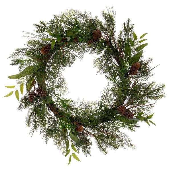 Vickerman Artificial Unlit Christmas Wreath (675854) - Image 2