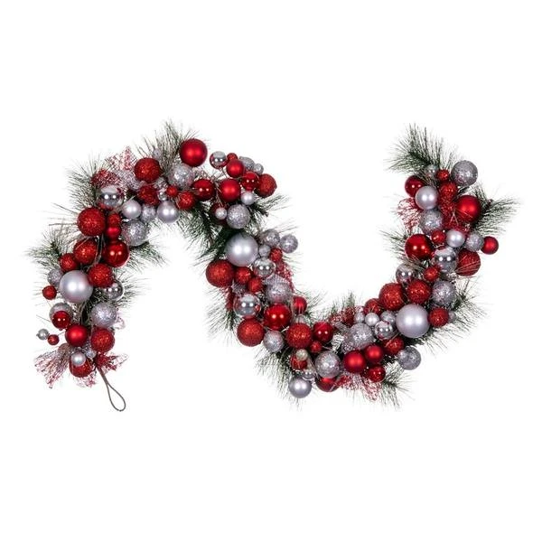 Vickerman Artificial Unlit Christmas Garland (676974) - Image 2