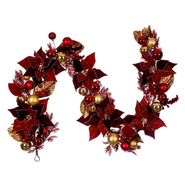 Vickerman Unlit Christmas Garland (677179) - Image 2