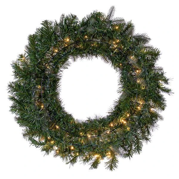 Vickerman Unlit Artificial Christmas Wreath (692370) - Image 4