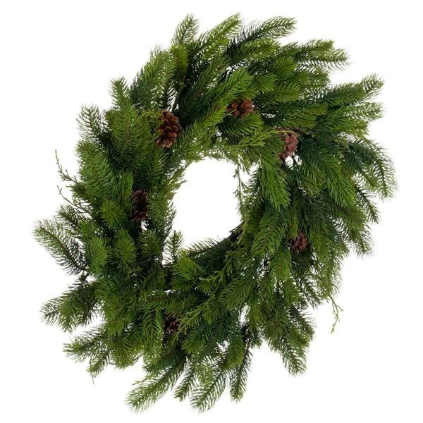 Vickerman Unlit Artificial Christmas Wreath (743195) - Image 6