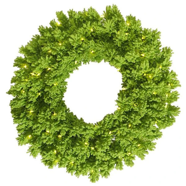 Vickerman Pre-Lit Artificial Christmas Wreath (28454) - Image 2