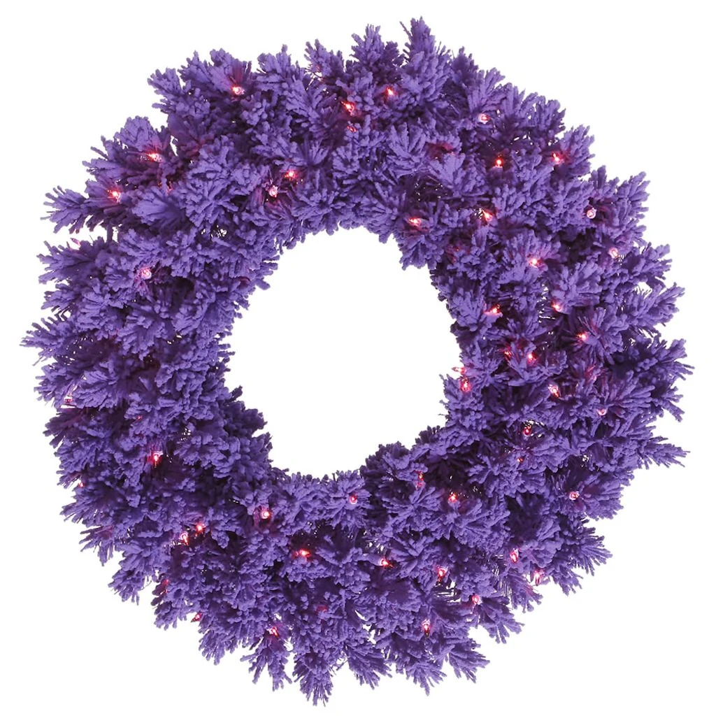 Vickerman Pre-Lit Artificial Christmas Wreath (28445)